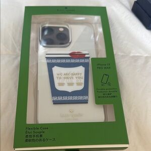 Kate Spade Clear  iPhone 15 Pro Max Case